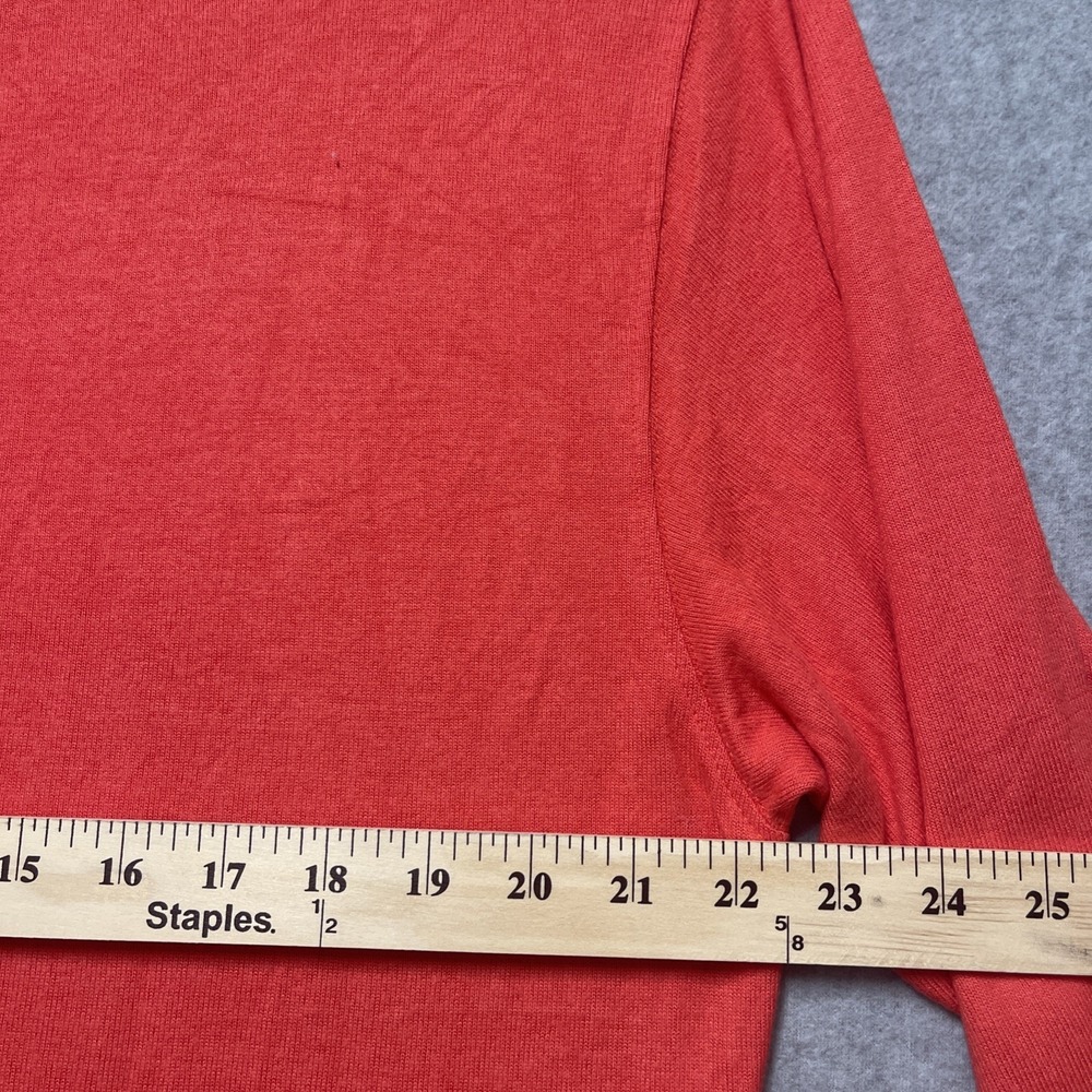 78 & Sunny Women's Shoreline Hacci Brooksville Sweater In Pomegranate Sz Med - Picture 5 of 8